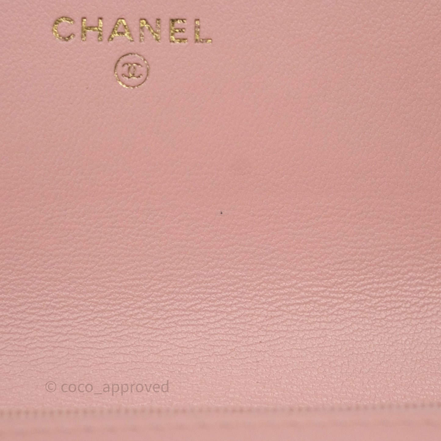 Chanel Camellia Crush Wallet on Chain WOC Pink Lambskin Aged Gold Hardware