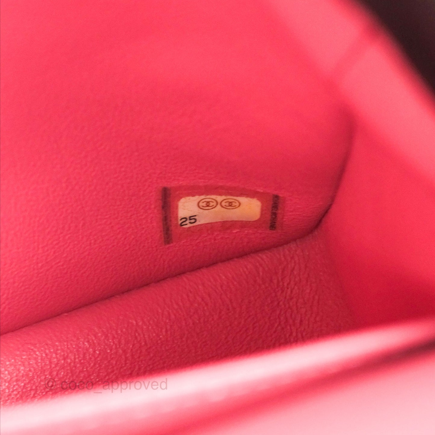 Chanel Medium Classic Flap Quilted Iridescent Pink Caviar Gold Hardware 18S