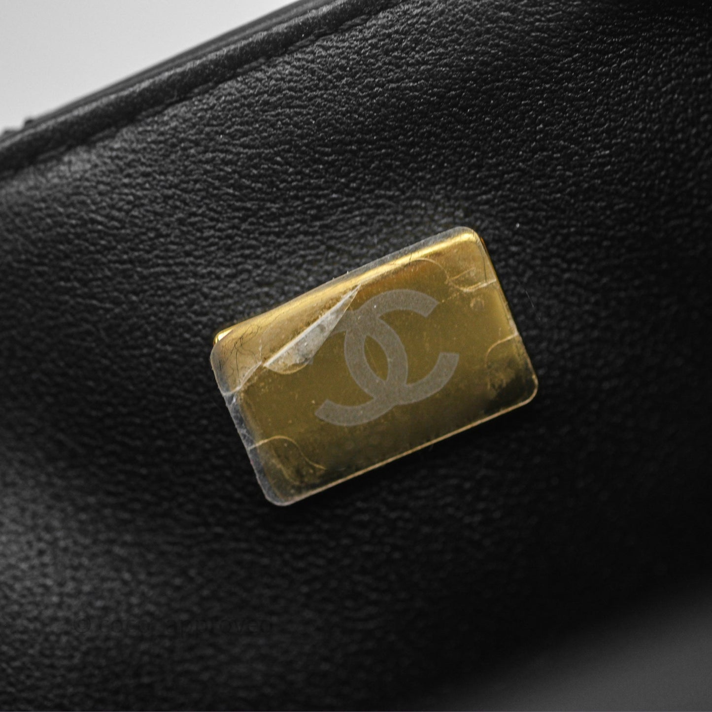 Chanel Mini Reissue 224 Black Aged Calfskin Gold Hardware