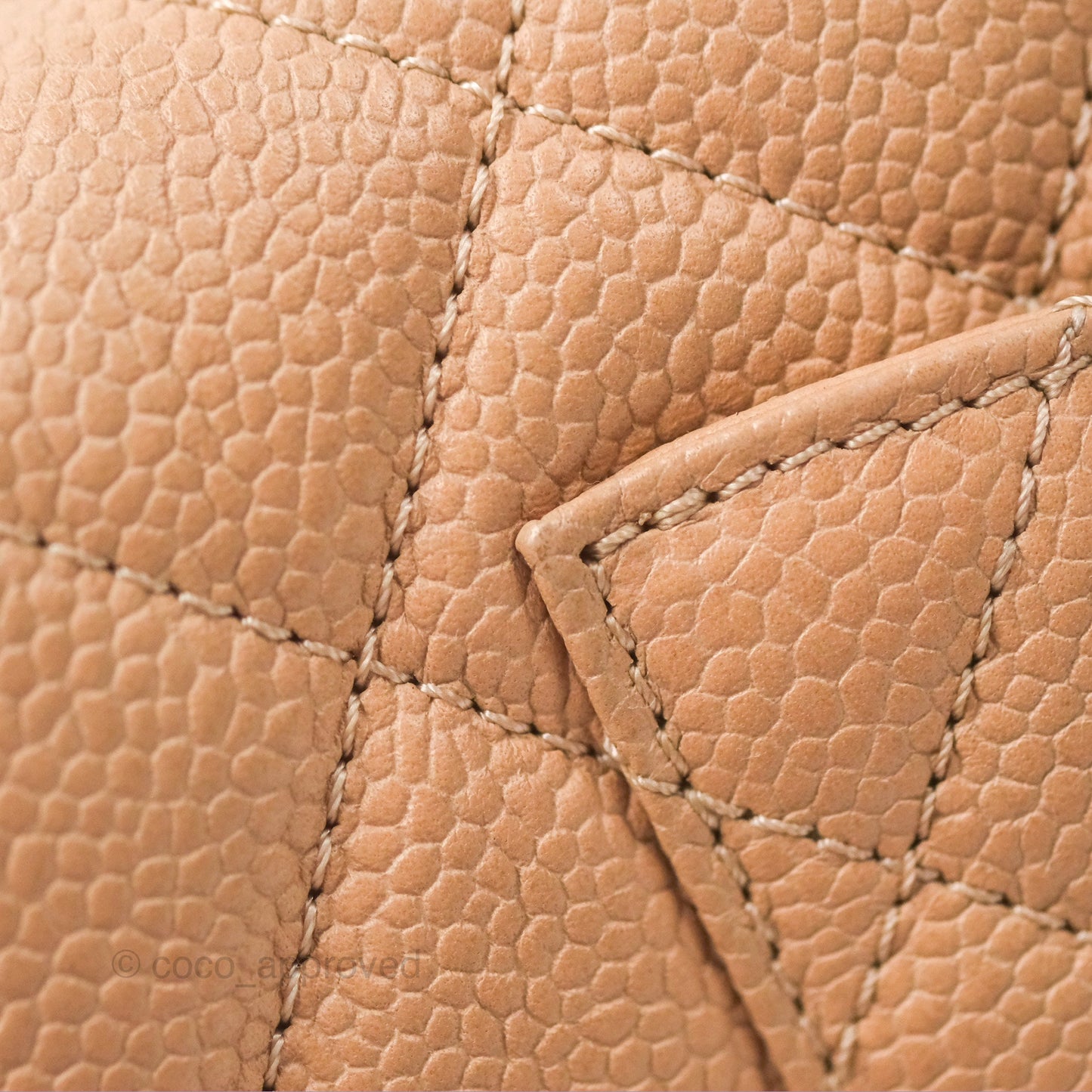 Chanel Quilted Small CC Filigree Flap Beige Black Caviar