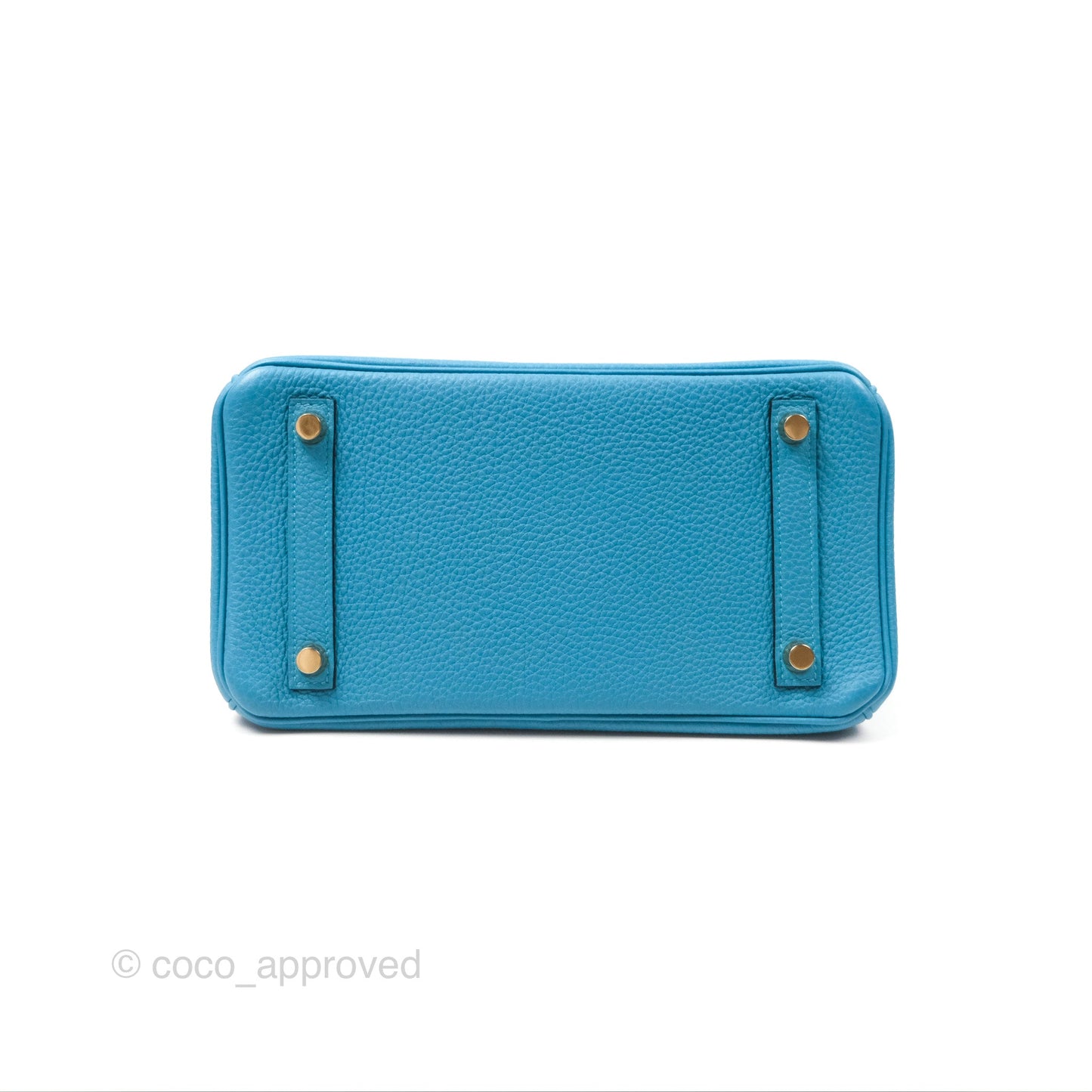 Hermès Birkin 25 Bleu Turquoise Togo Gold Hardware