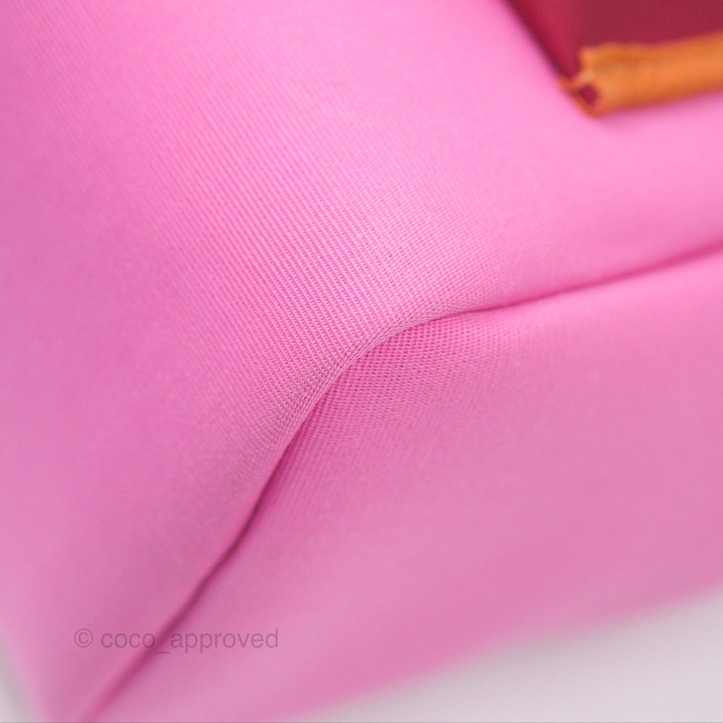 Hermès Herbag Zip 31 Retourne Rose Bubblegum Rubis Nature Canvas Palladium Hardware