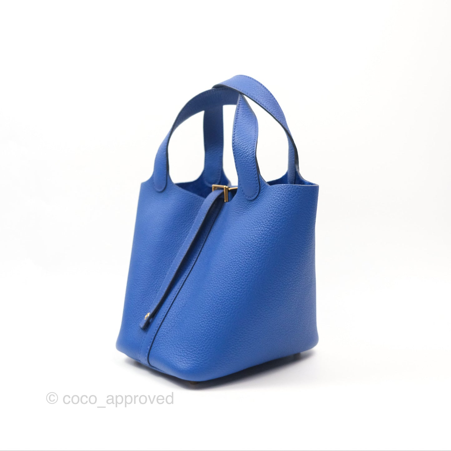 Hermès Picotin Lock 18 Bleu Royal Taurillon Maurice TM Gold Hardware