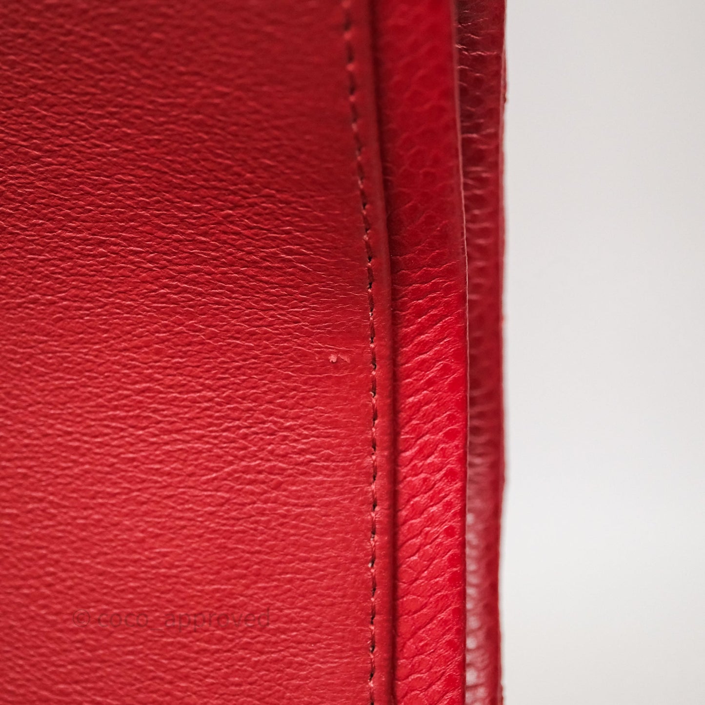Chanel Jumbo Double Flap Red Caviar Silver Hardware⁣⁣