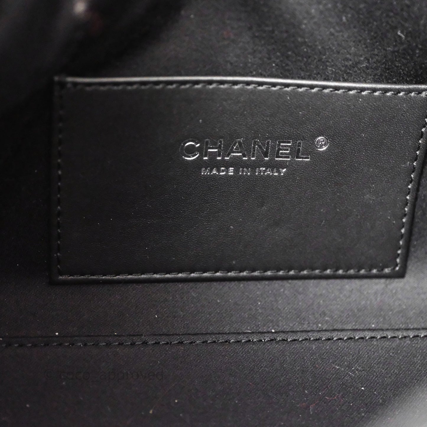 Chanel Mini 25 Black Bag Calfskin Mixed Hardware