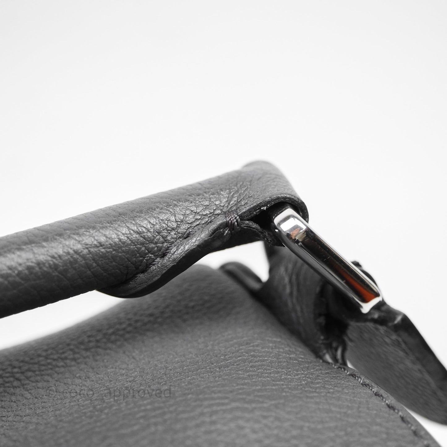 Loewe Small Puzzle Grey Calfskin Edge Bag
