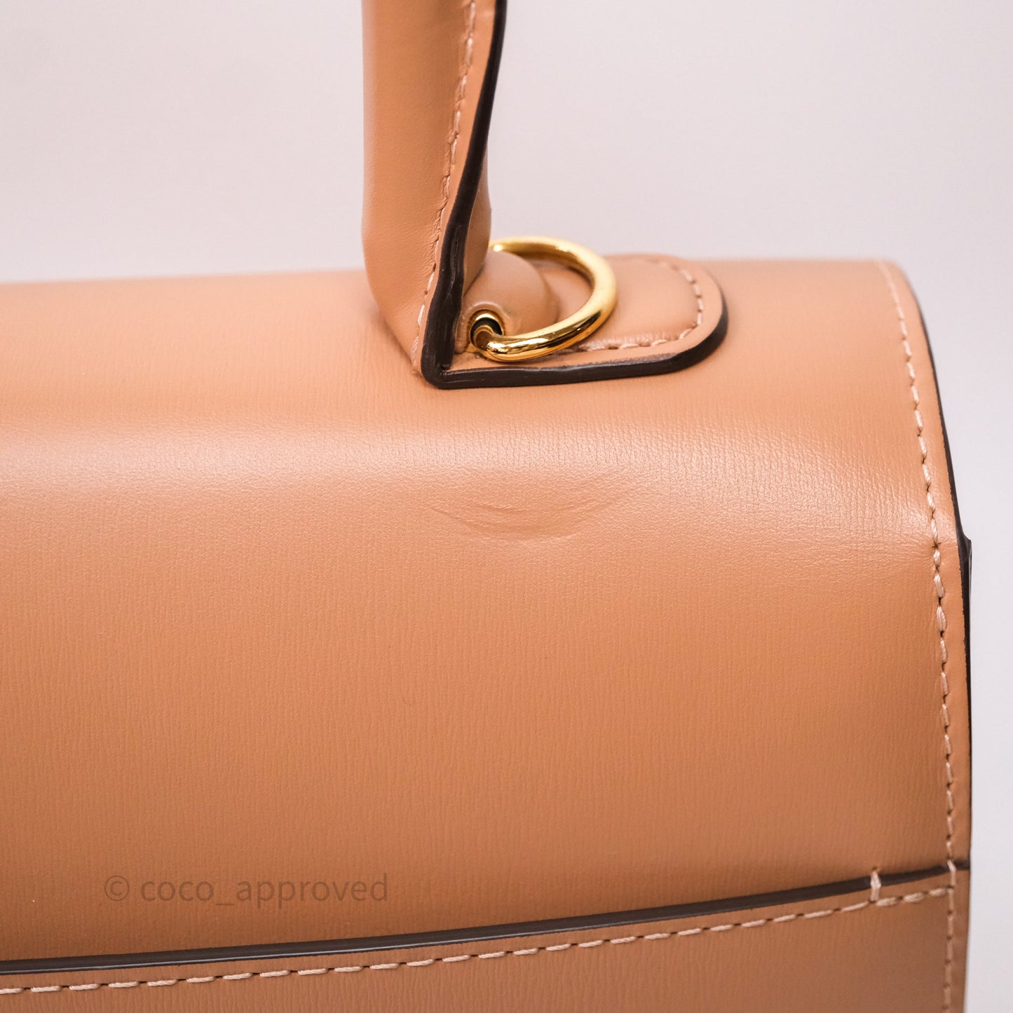 Delvaux Brillant PM Tender Beige Box Calf