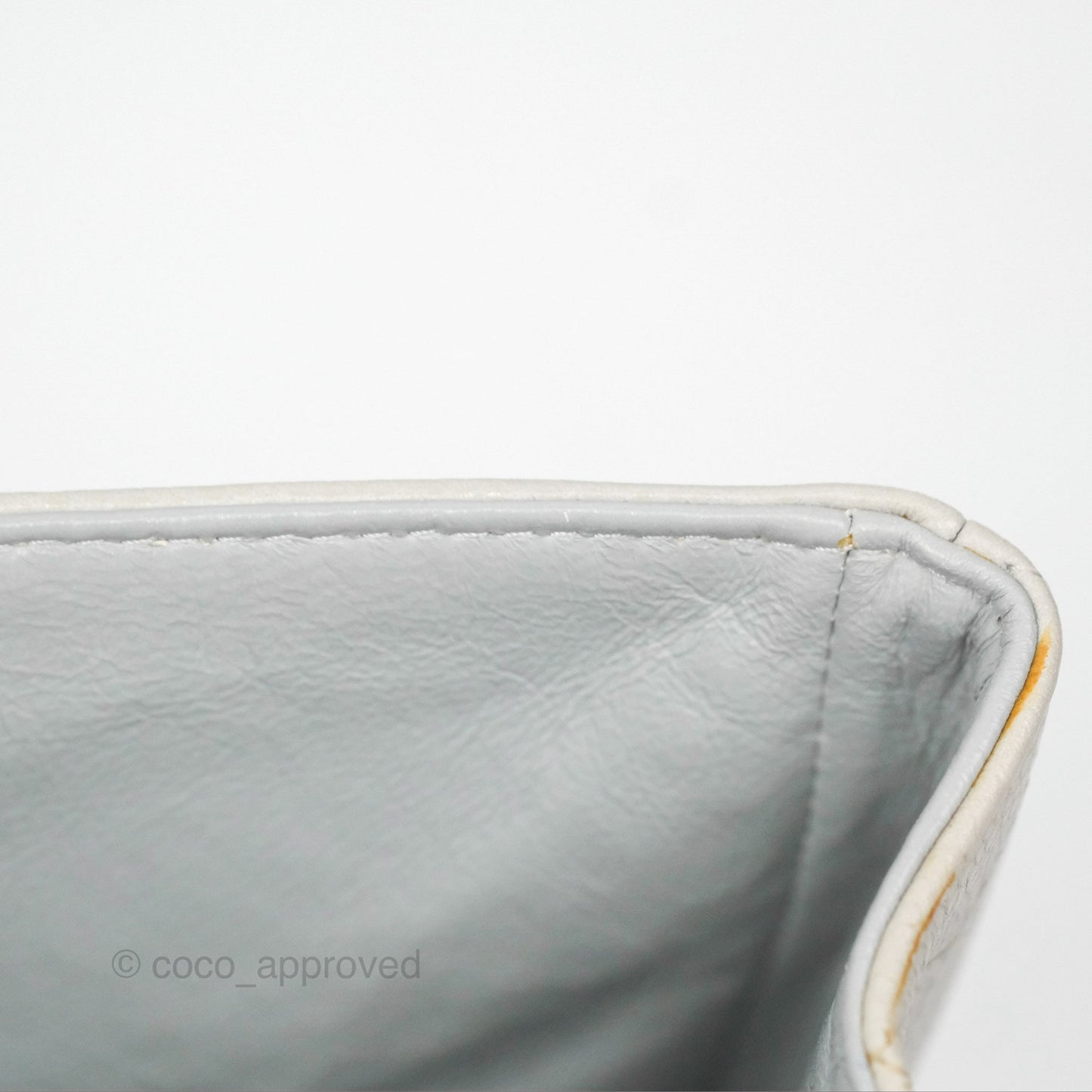 Chanel Jumbo Double Flap Light Grey Caviar Silver Hardware⁣⁣