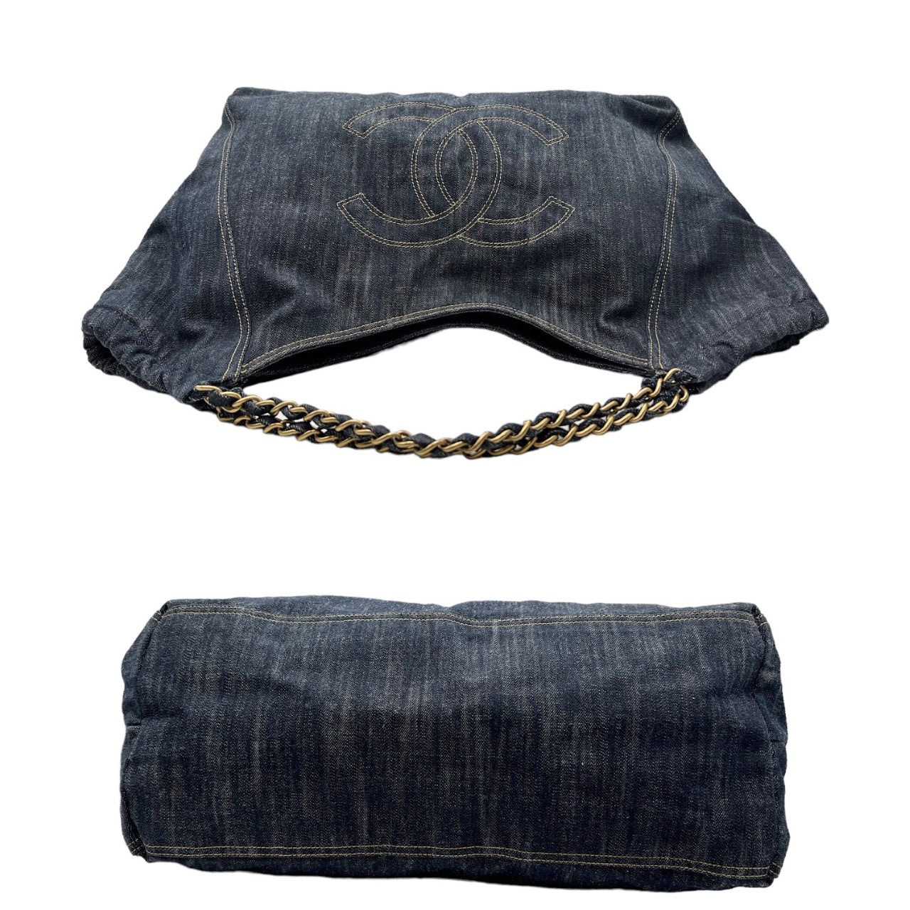 Luxury Chanel Denim Cabas XL Tote