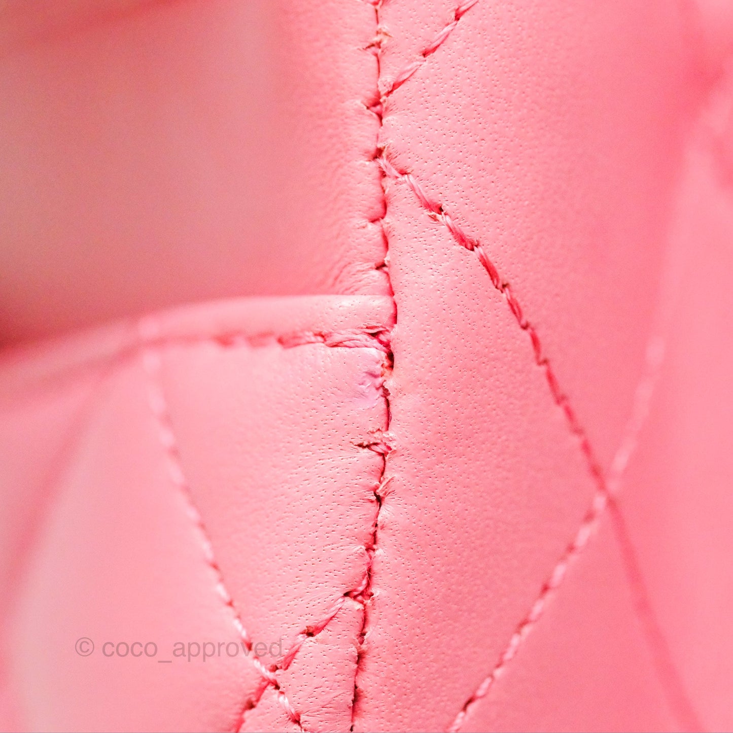 Chanel Small Classic Quilted Flap Pink Lambskin Gold Hardware