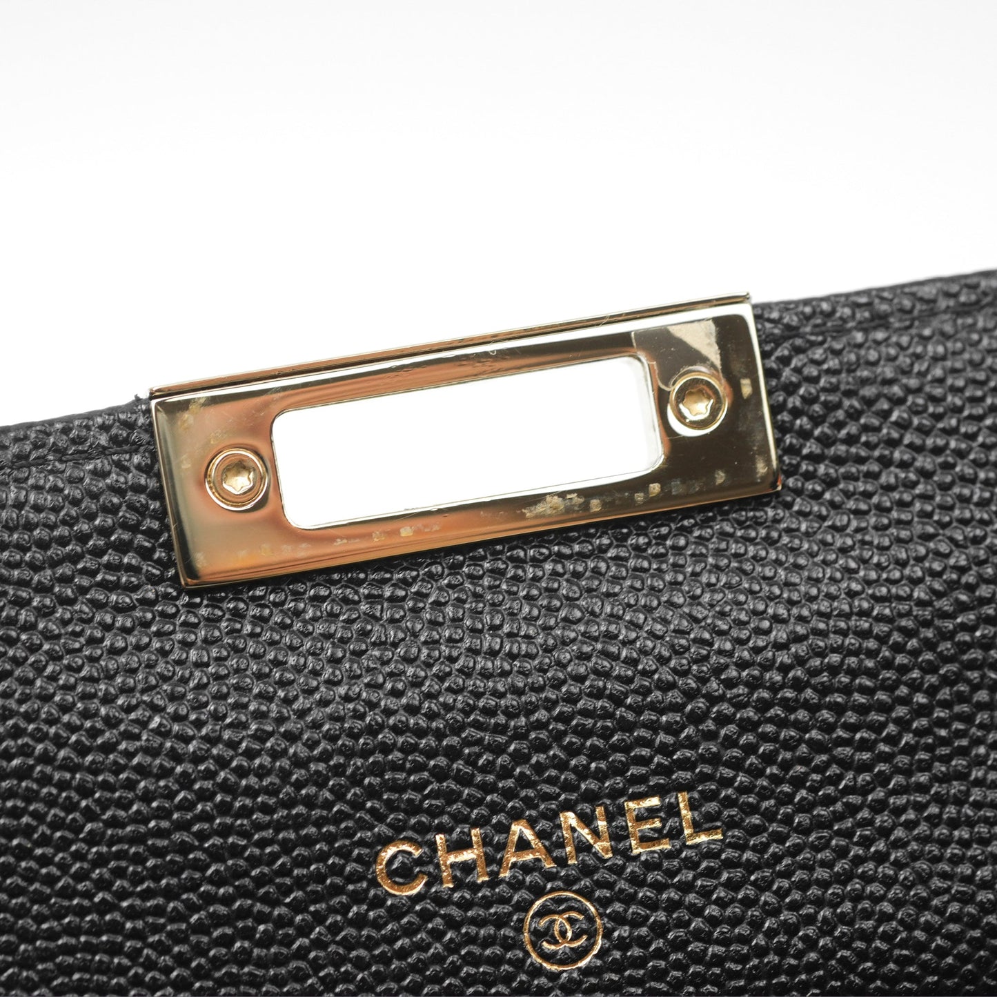 Chanel Golden Class Black Caviar Wallet Gold Hardware
