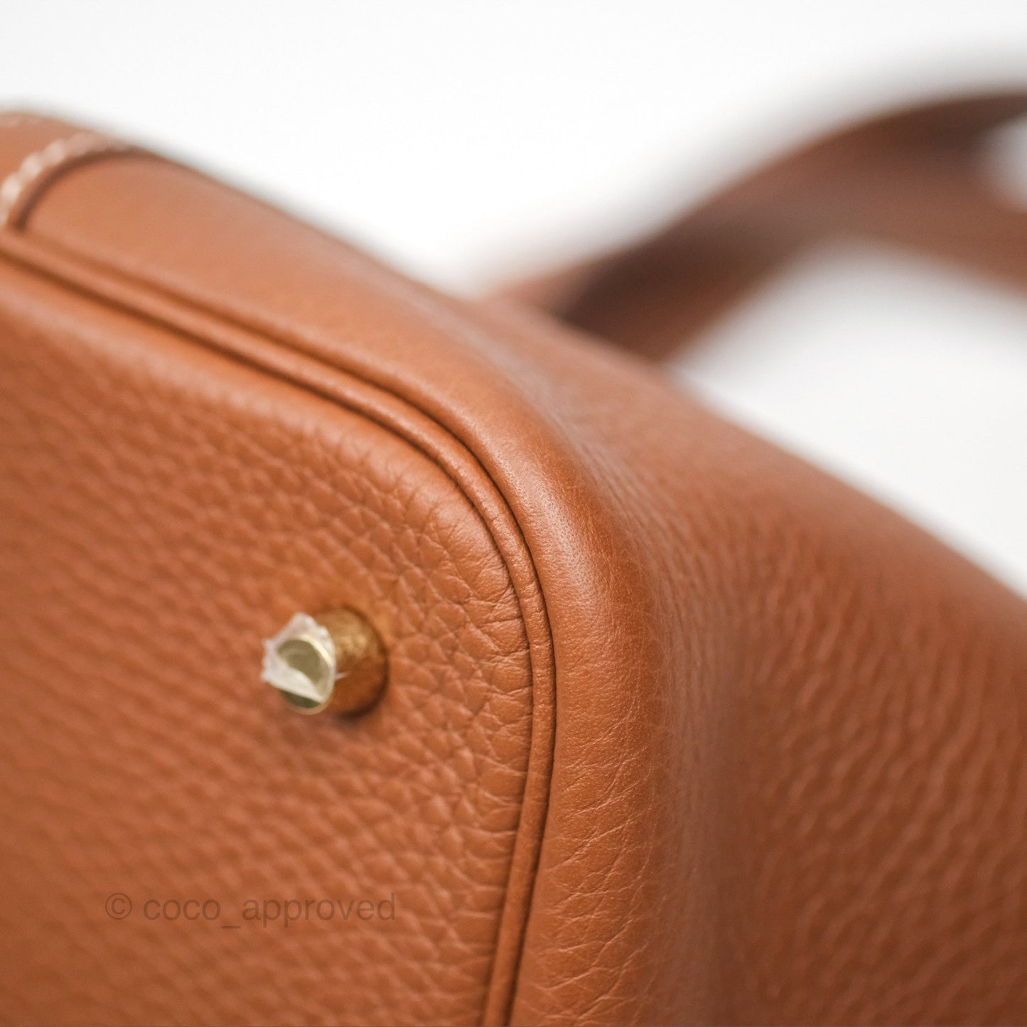 Hermès Picotin Lock 22 Gold 37 Clemence Gold Hardware