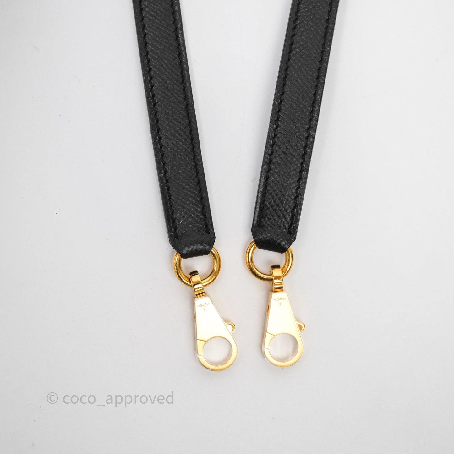 Hermès Kelly 28 Noir 89 Epsom Gold Hardware