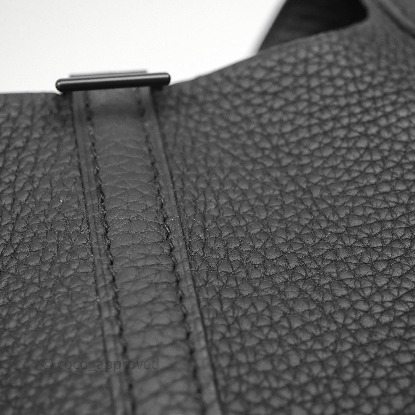 Hermès Picotin 18 Black Noir Clemence So Black Hardware