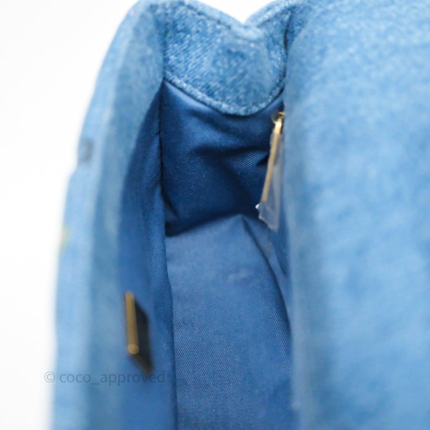 Chanel Small Denim Mood Flap Quilted Blue Multicolor