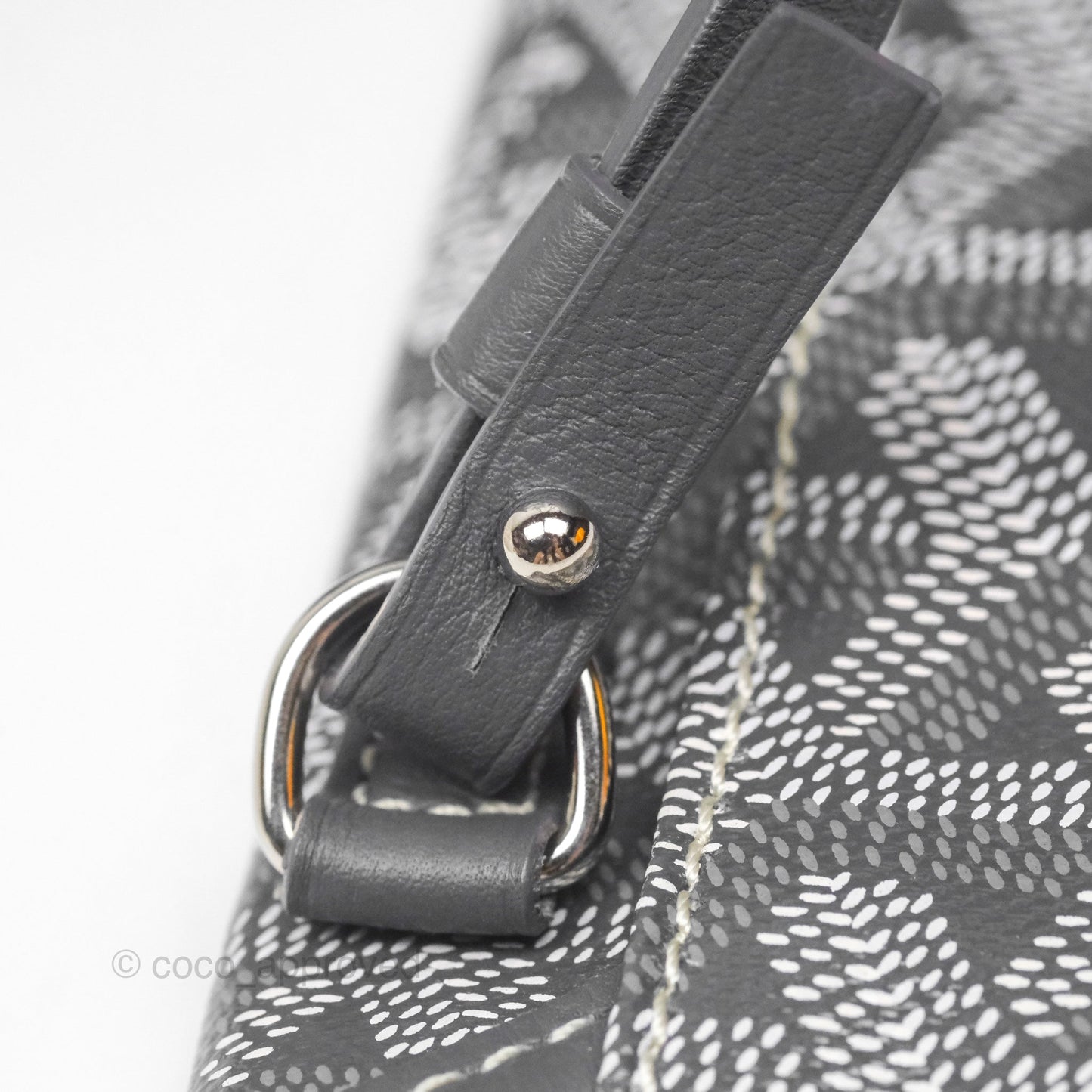 Goyard Anjou Mini Bag Goyardine Canvas Grey
