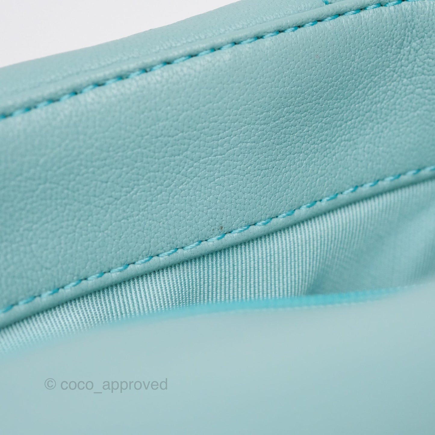 Chanel 19 Small Tiffany Blue Mixed Hardware