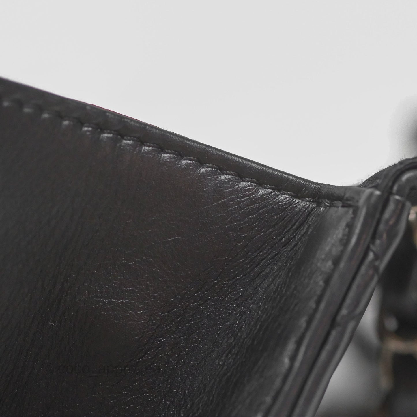 Chanel Quilted Ballerina Small Flap Bag Black Lambskin Ruthenium Hardware