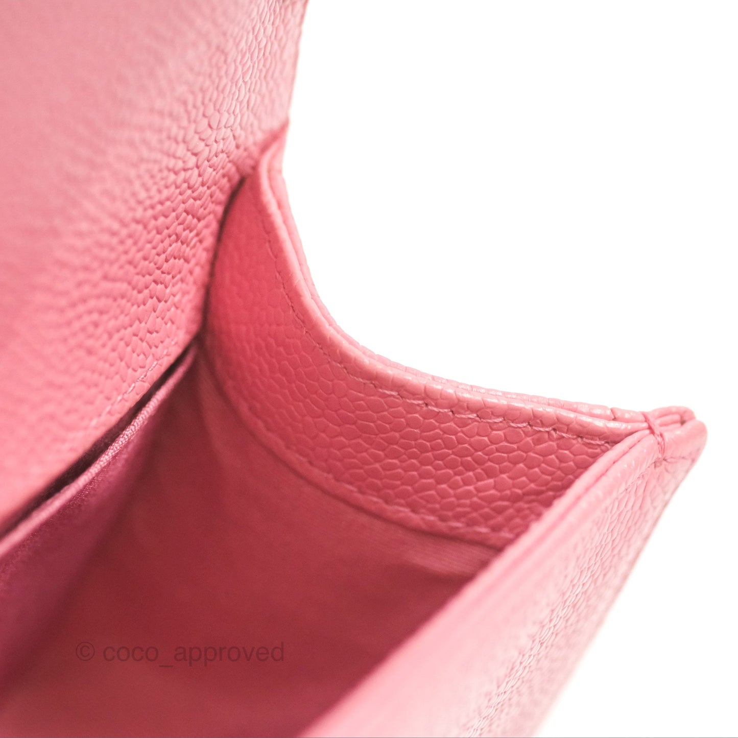 Chanel Small Boy Chevron Pink Caviar Silver Hardware