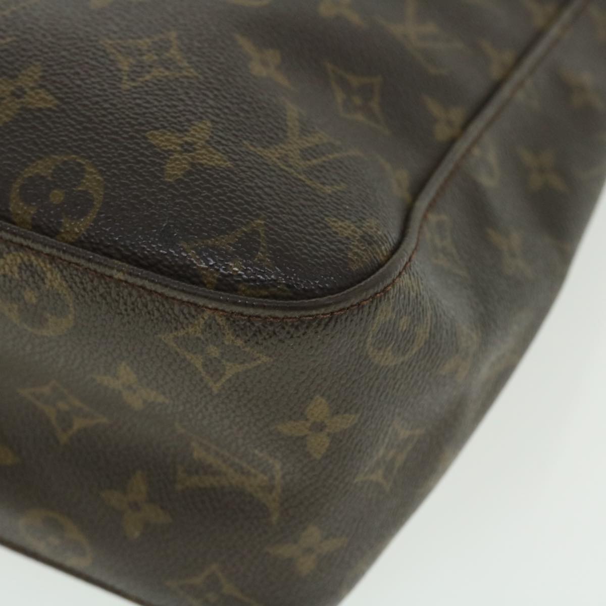 LOUIS VUITTON Monogram Looping GM Shoulder Bag M51145 LV 51240