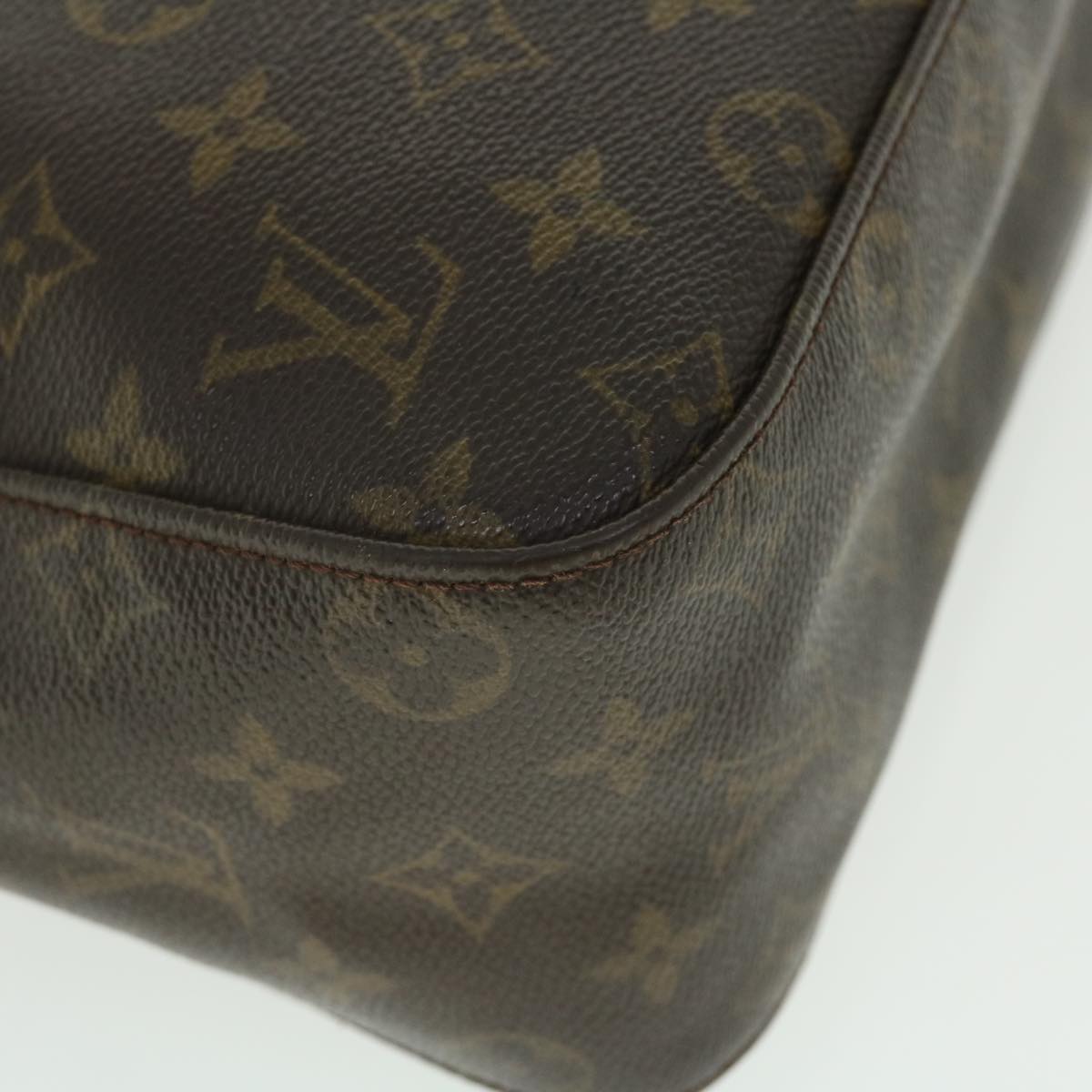 LOUIS VUITTON Monogram Looping GM Shoulder Bag M51145 LV 51240