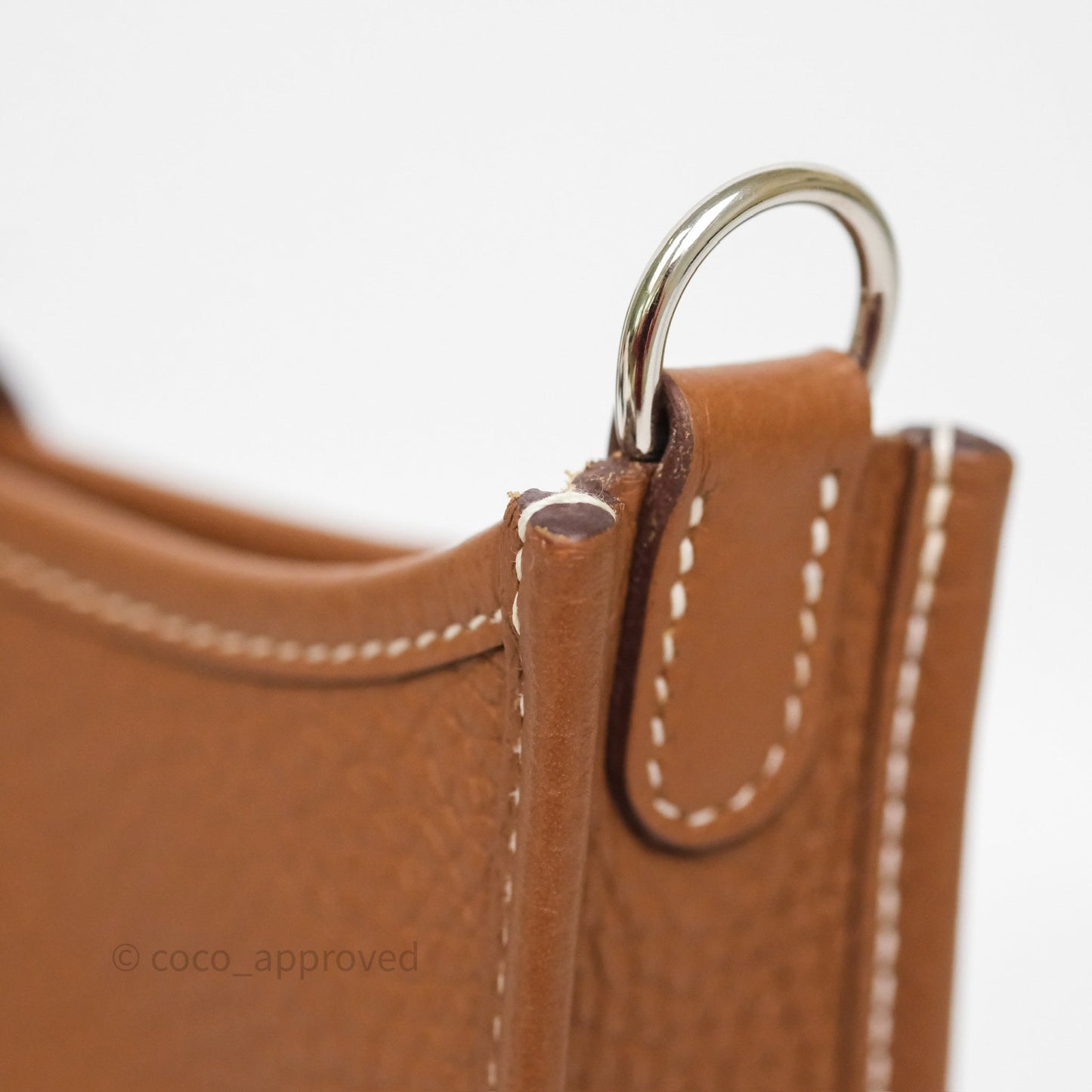 Hermès Mini Evelyne 16 Amazone Gold 37 Clemence Palladium Hardware