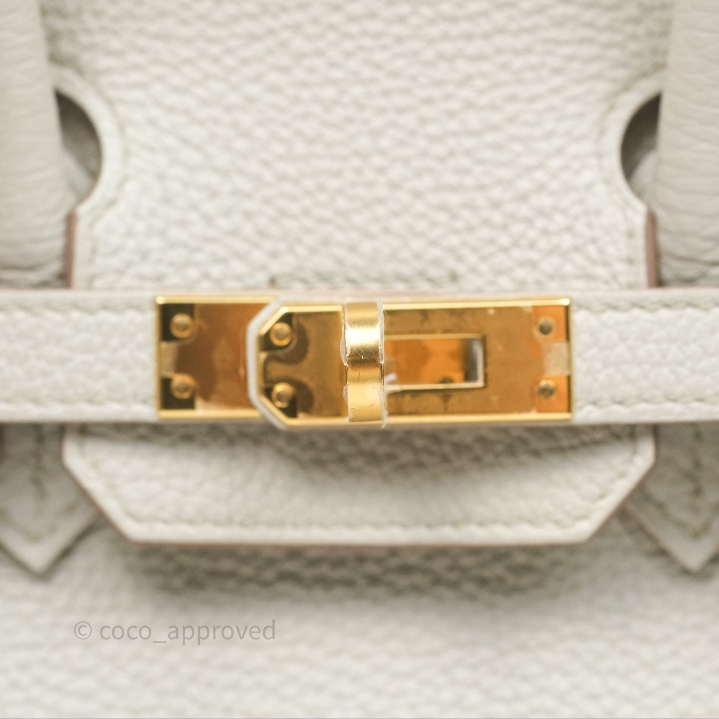 Hermès Birkin 25 Retourne Beton Togo Gold Hardware