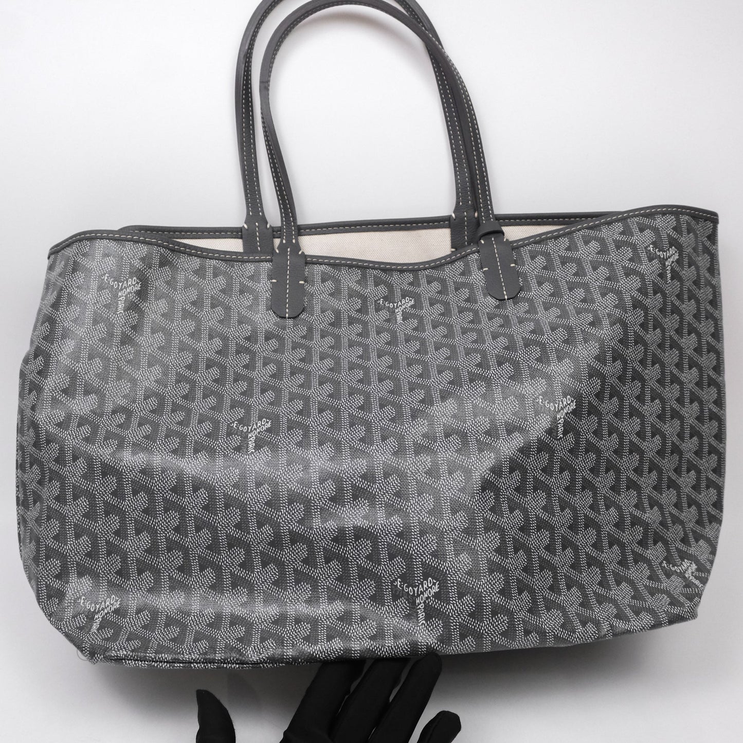 Goyard St Louis Tote PM Grey