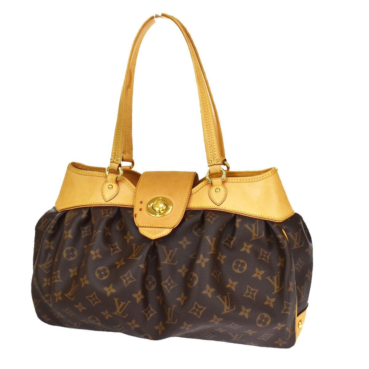 Louis Vuitton Boétie  Canvas Shoulder Bag ()