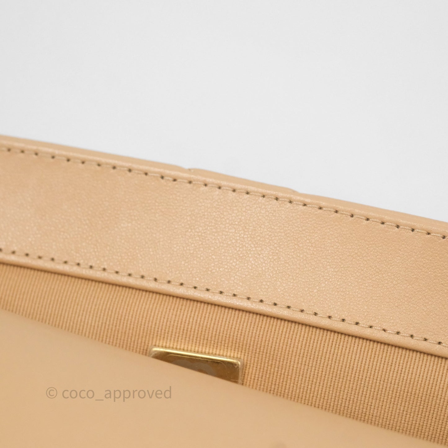 Chanel 19 Small Beige Mixed Hardware