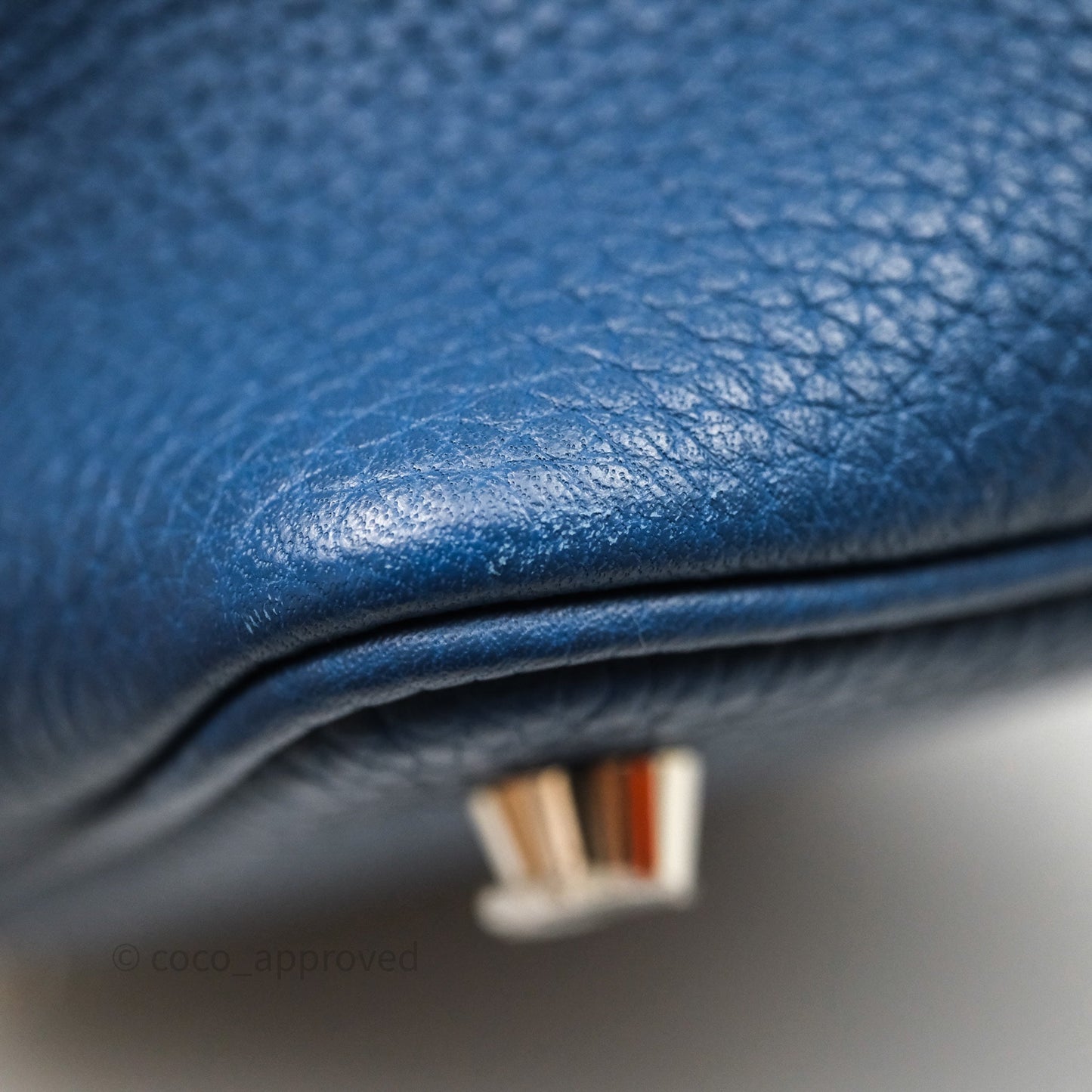 Hermès Picotin 18 Deep Blue S4 Clemence Palladium Hardware