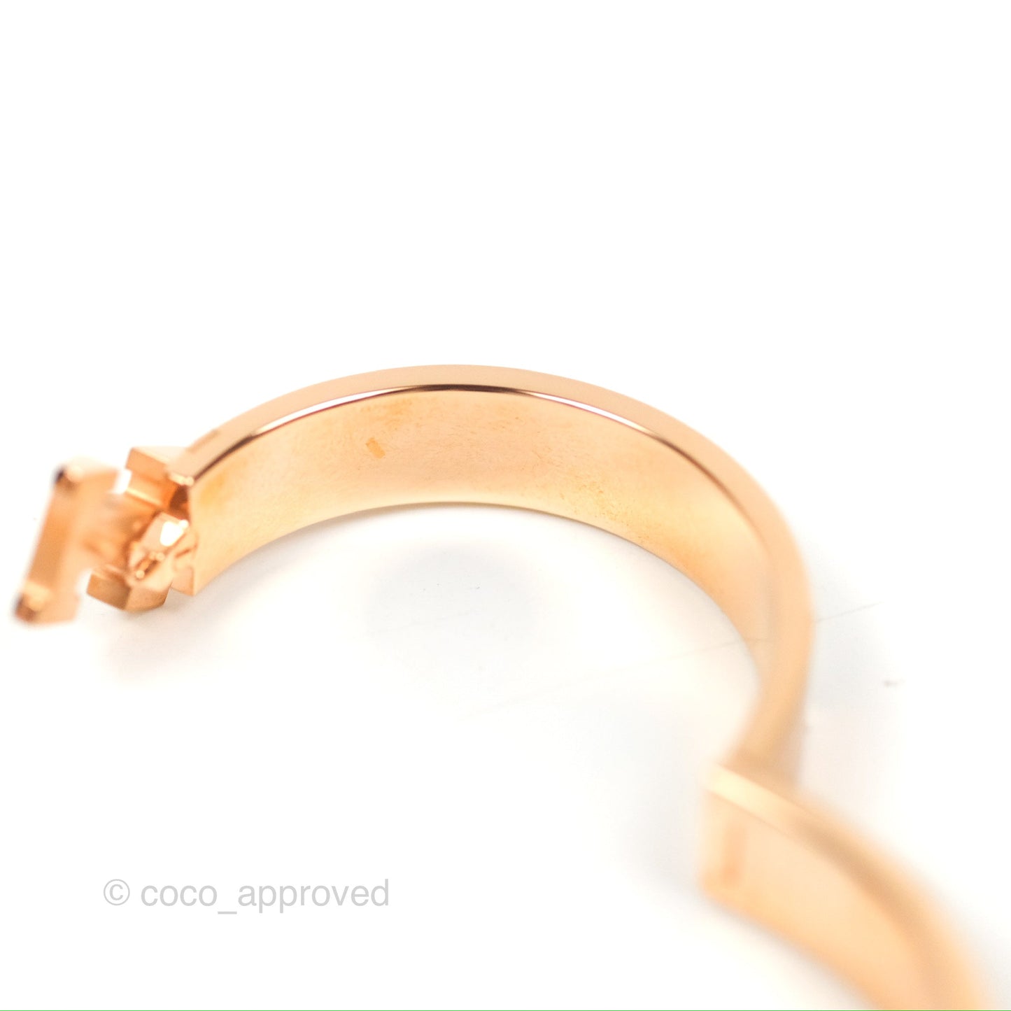 Hermes Clic H Dans les Nuages Bracelet Songe Pastel Rose Gold Hardware