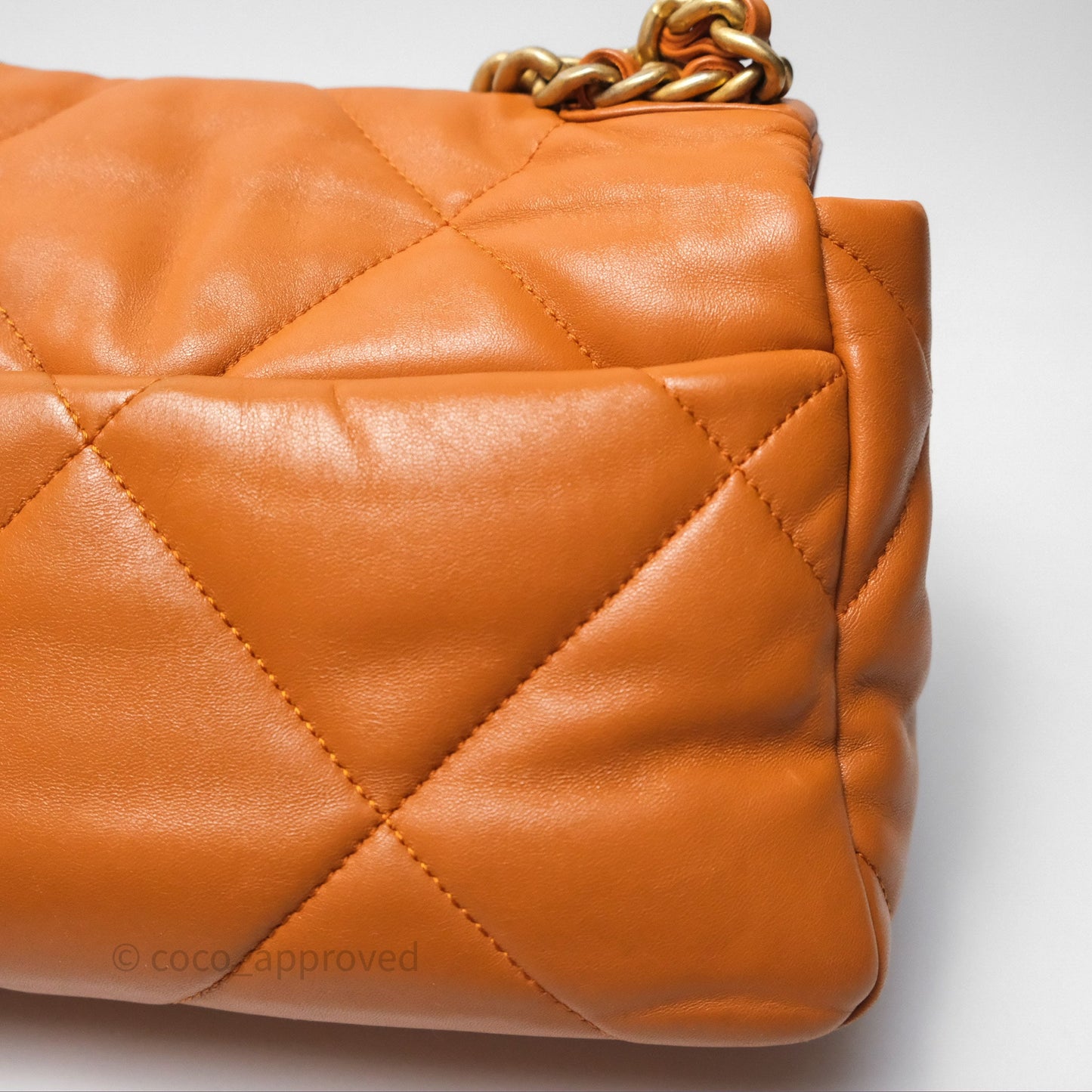 Chanel 19 Small Caramel Mixed Hardware