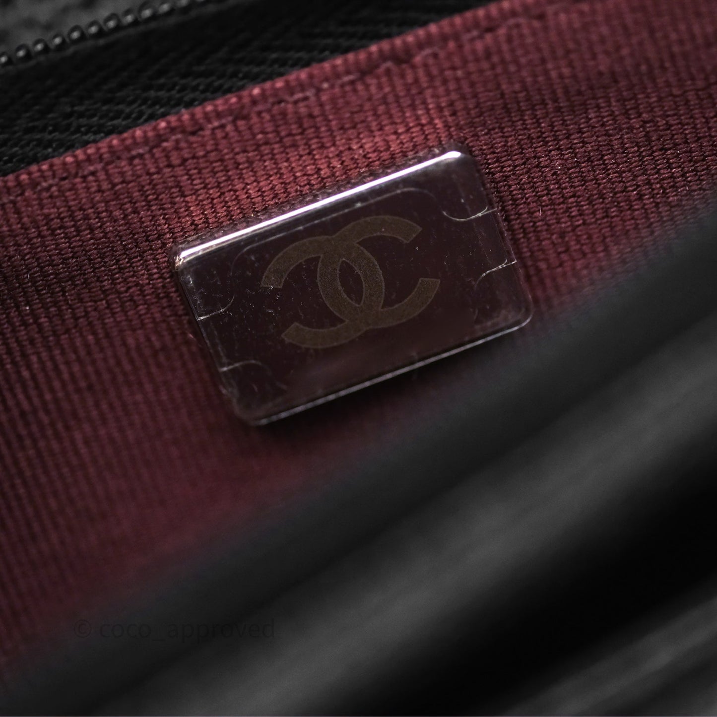 Chanel Quilted Classic Wallet on Chain WOC Black Caviar Silver Hardware