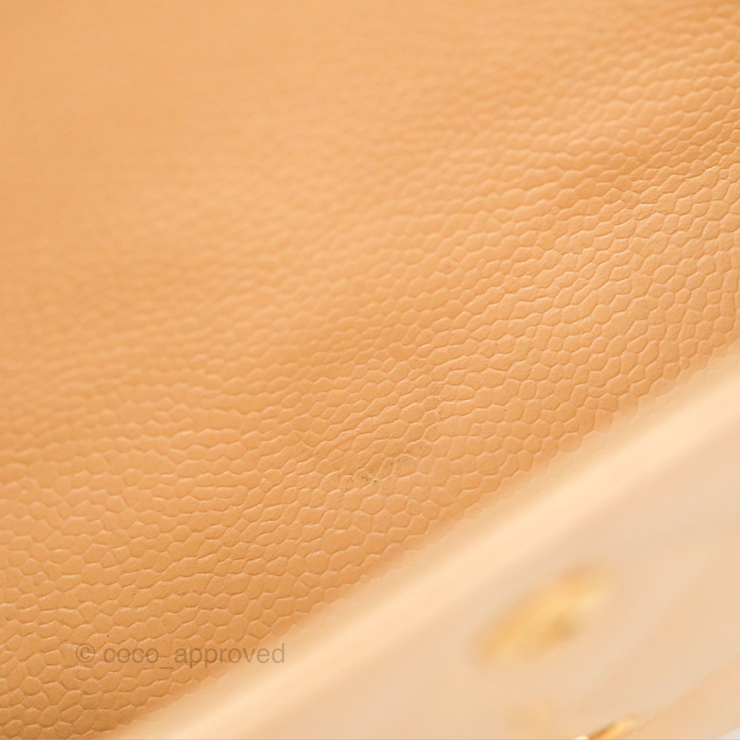Chanel Jumbo Double Flap Beige Caviar Gold Hardware⁣⁣