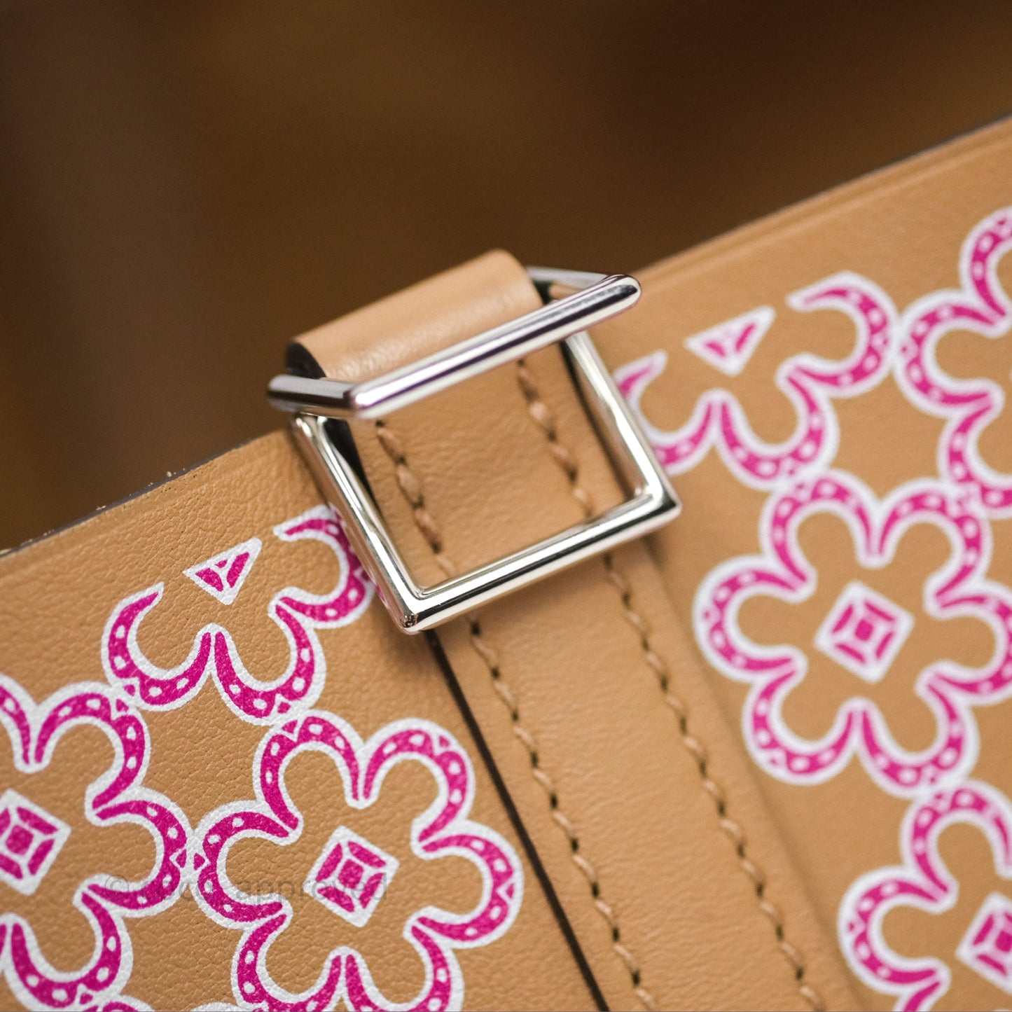 Hermès Picotin Lock 18 Lucky Daisy Chai 0M/ Rose 5T Swift Palladium Hardware