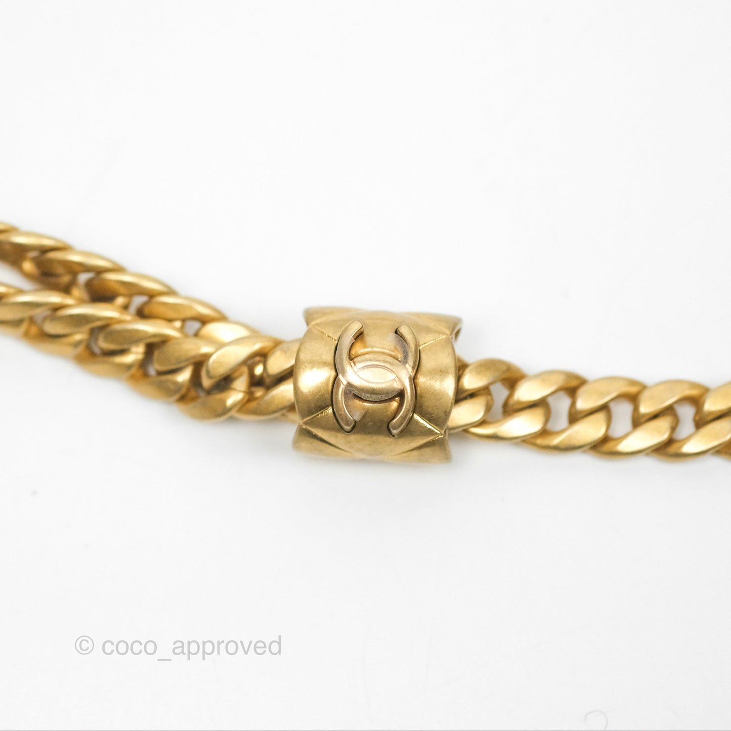 Chanel All Slide Wallet on Chain WOC Adjustable Chain Quilted Black Lambskin 22K