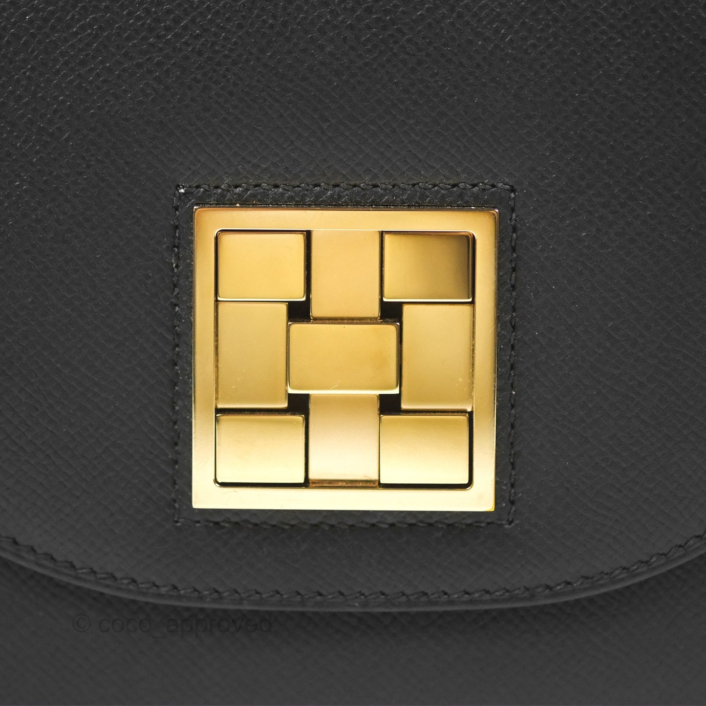 Hermès Mosaique Mini Bag Black Epsom Gold Hardware