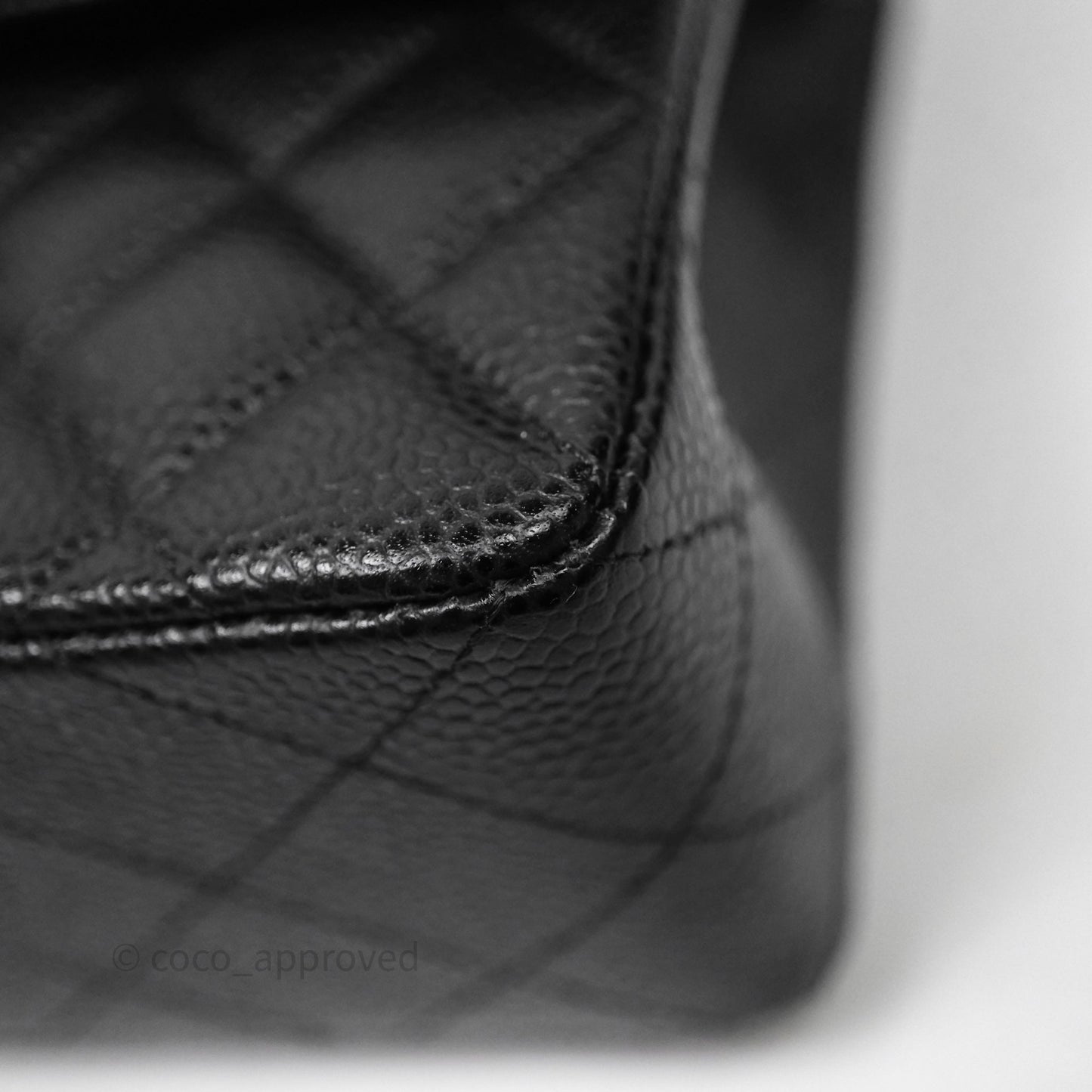 Chanel Small Classic Flap Quilted Black Caviar Gold Hardware