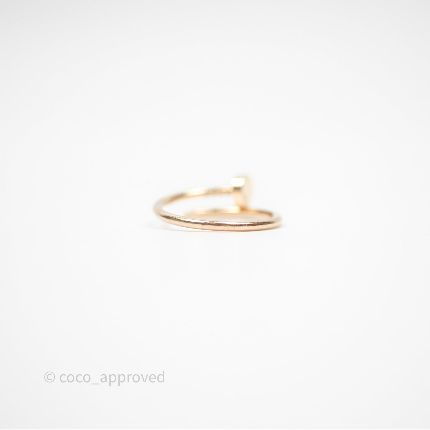 Cartier Juste Un Clou Ring Rose Gold Size 58