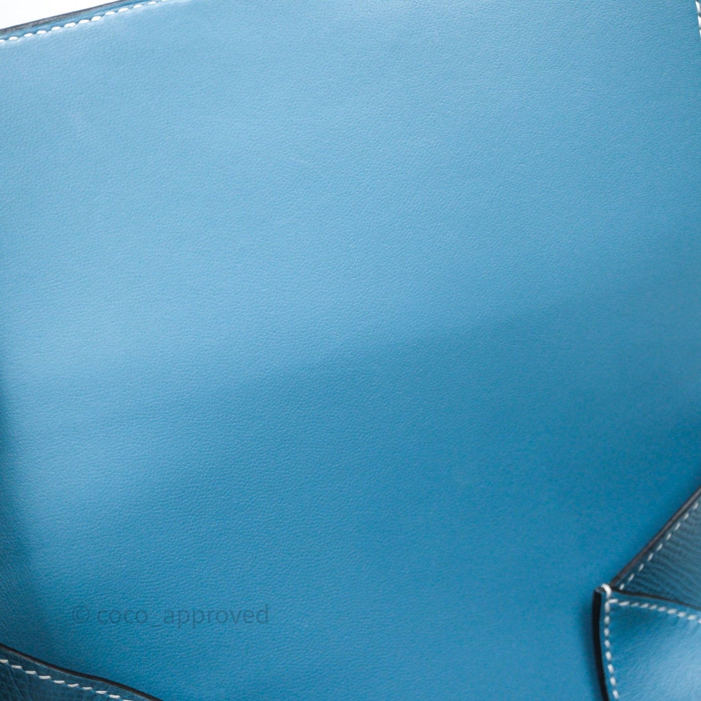 Hermès Della Cavalleria Mini II Bag 18 New Bleu Jean 75 Epsom Palladium Hardware