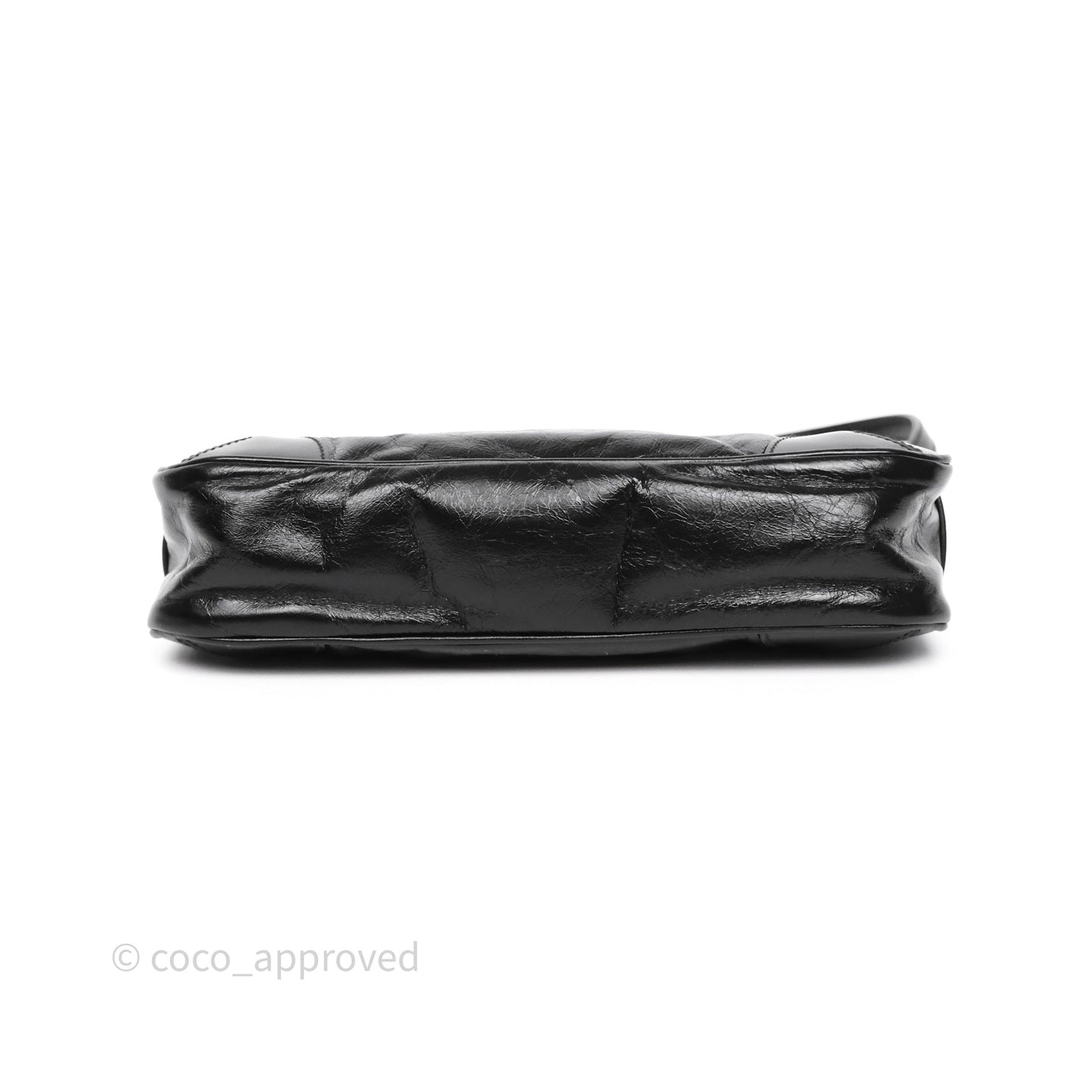Prada Re-Edition 2002 Small Shoulder Bag Black Brushed Calf Leather