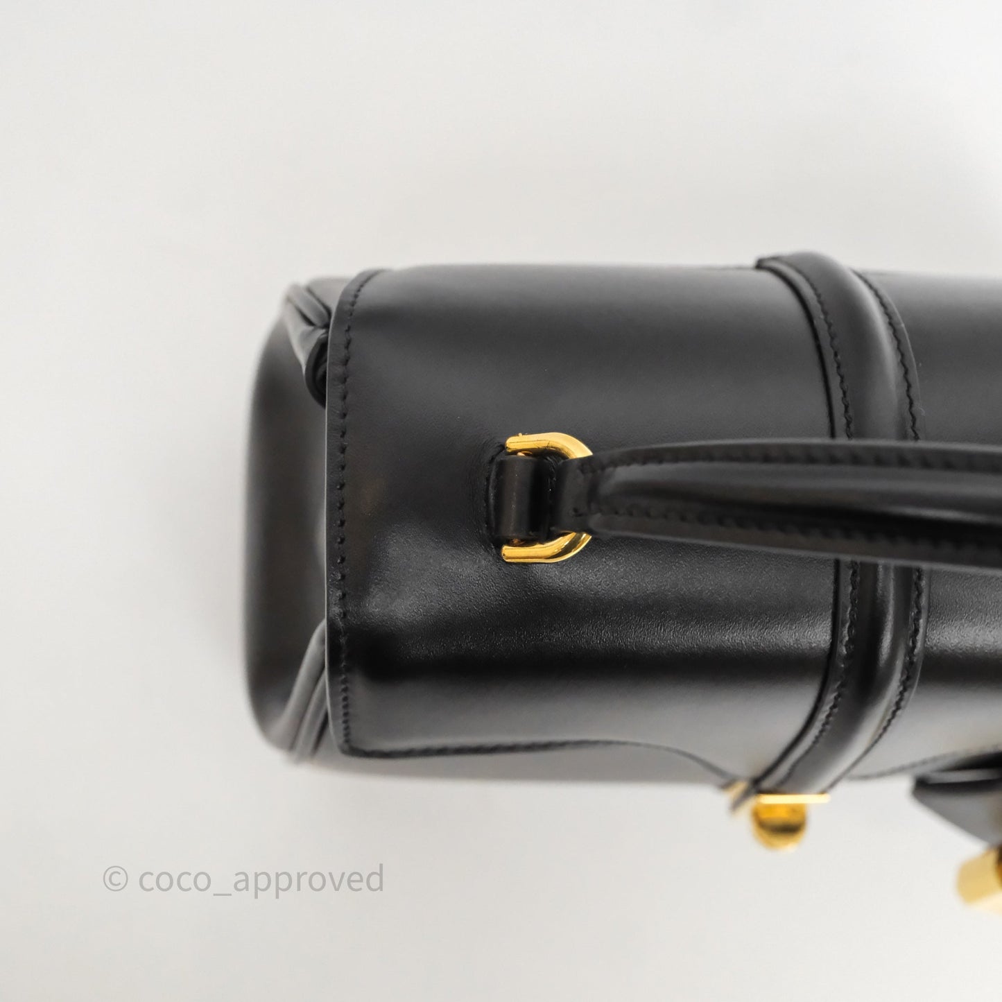 Celine Mini 16 Bag in Satinated Calfskin Black