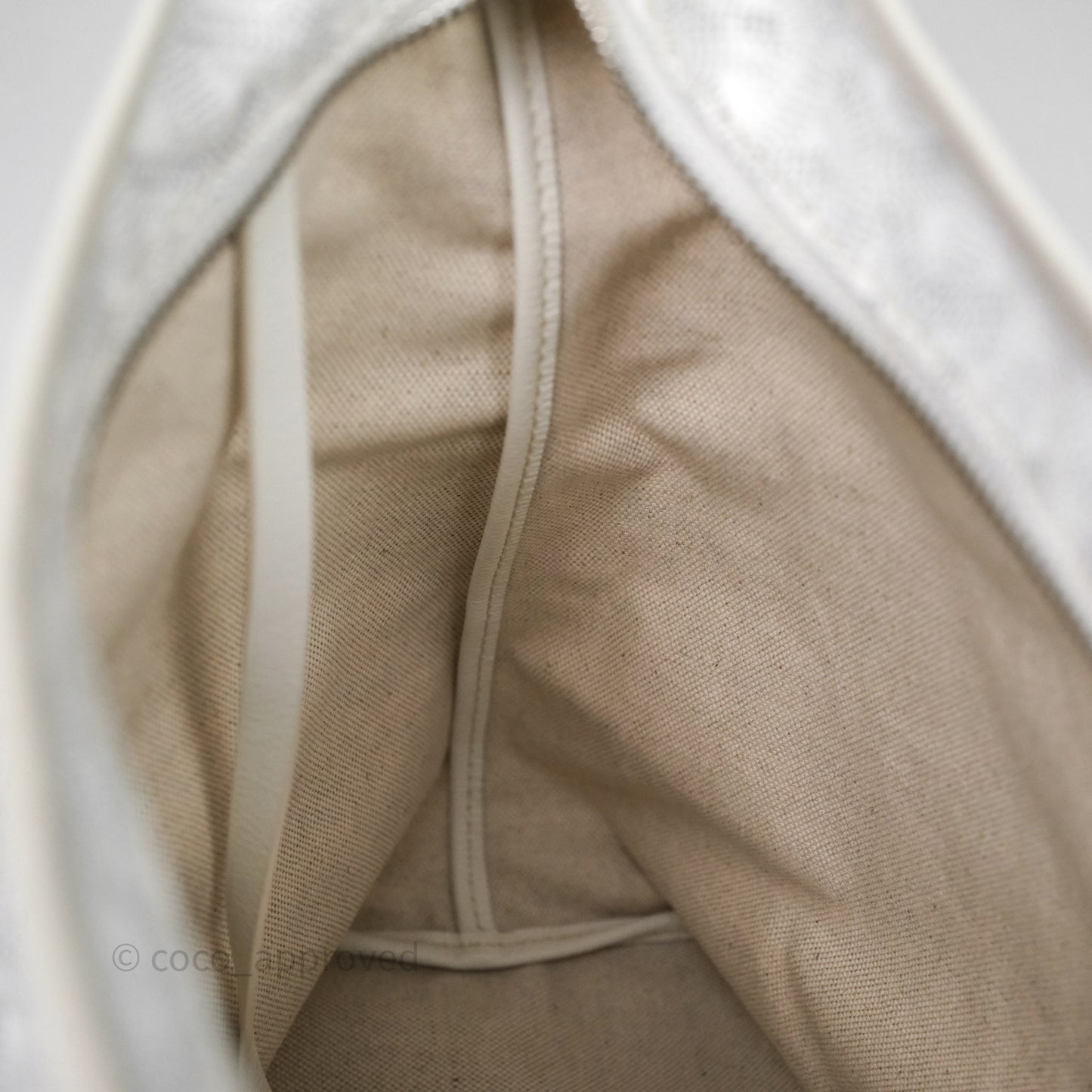 Goyard Bohème Hobo Bag PM White Goyardine Canvas