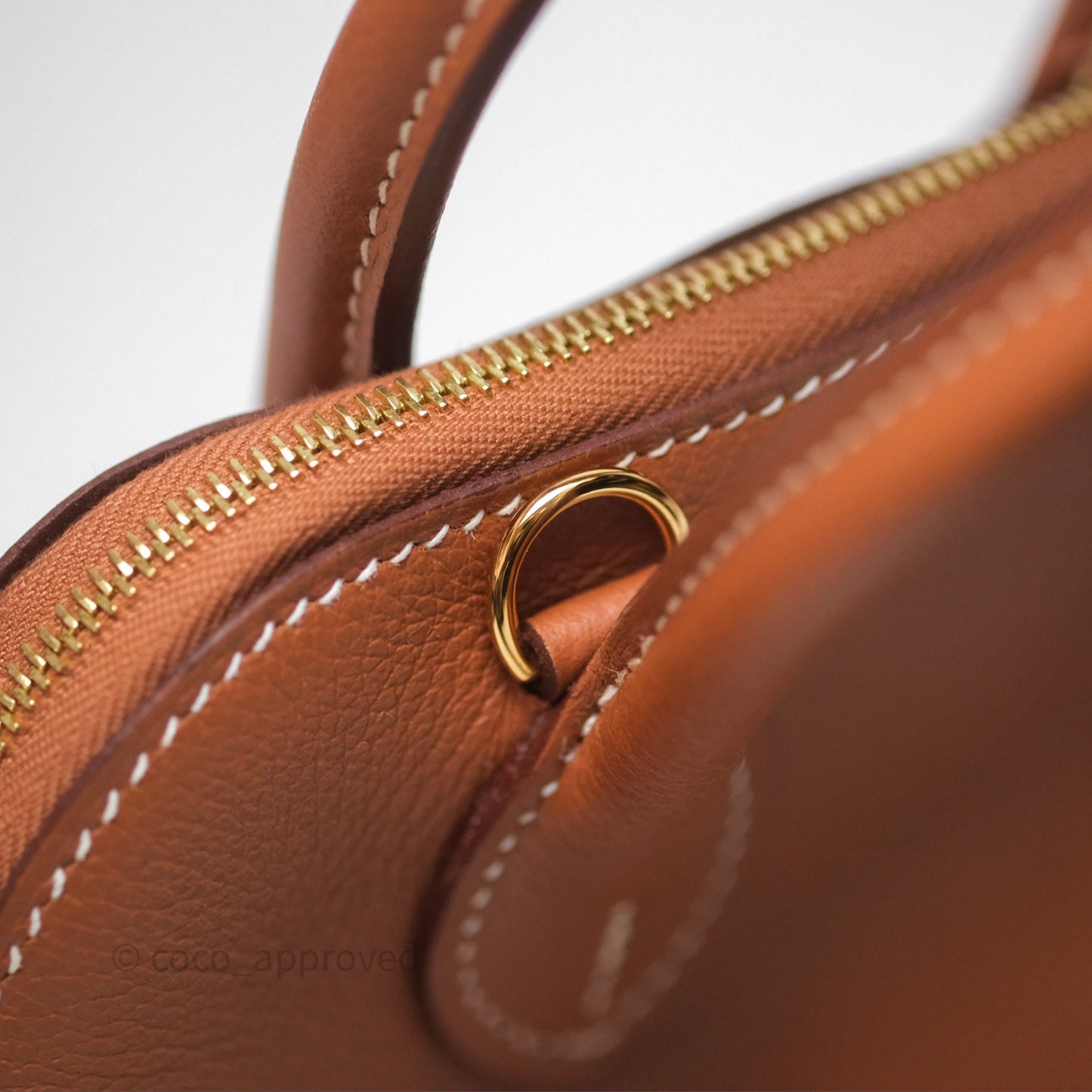 Hermès Bolide Mini 1923 Gold 37 Evercolor Gold Hardware