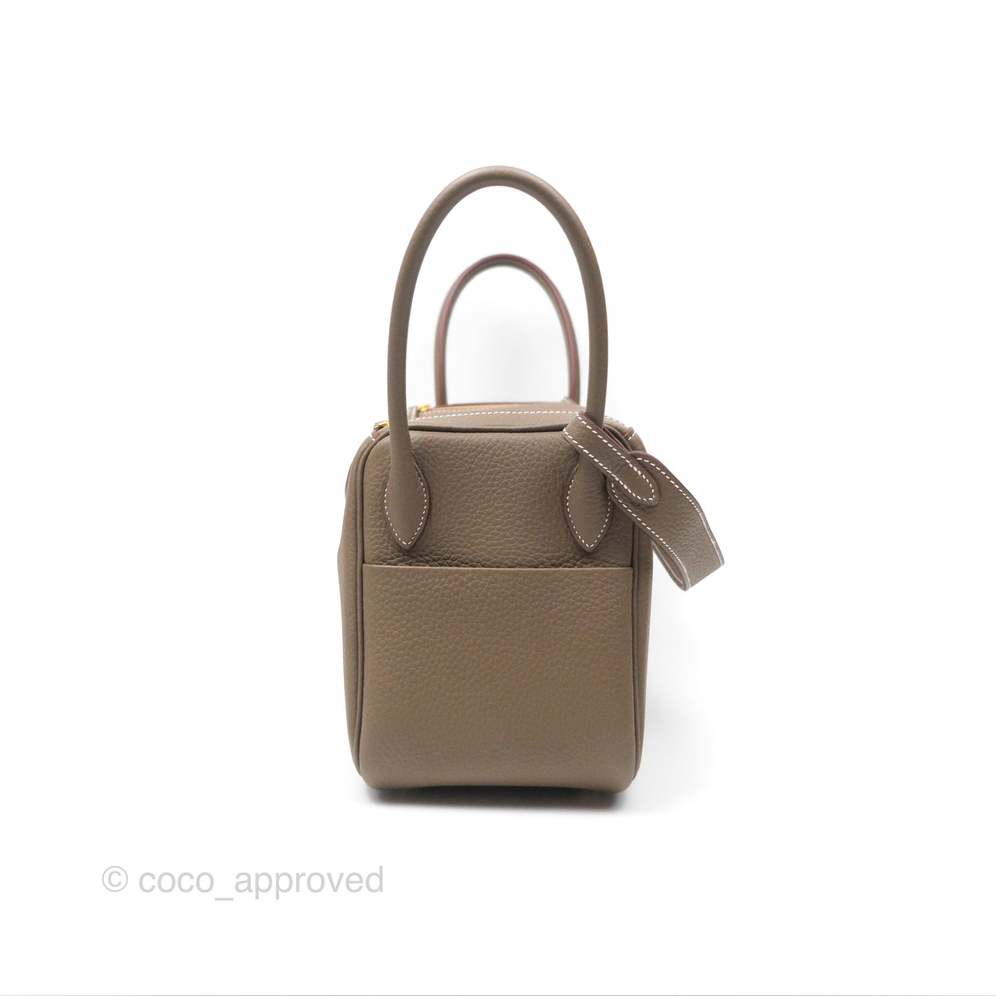 Hermès Lindy 26 Etoupe Clemence Gold Hardware