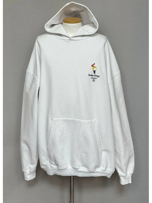 Luxury Balenciaga Flame Hoodie 115