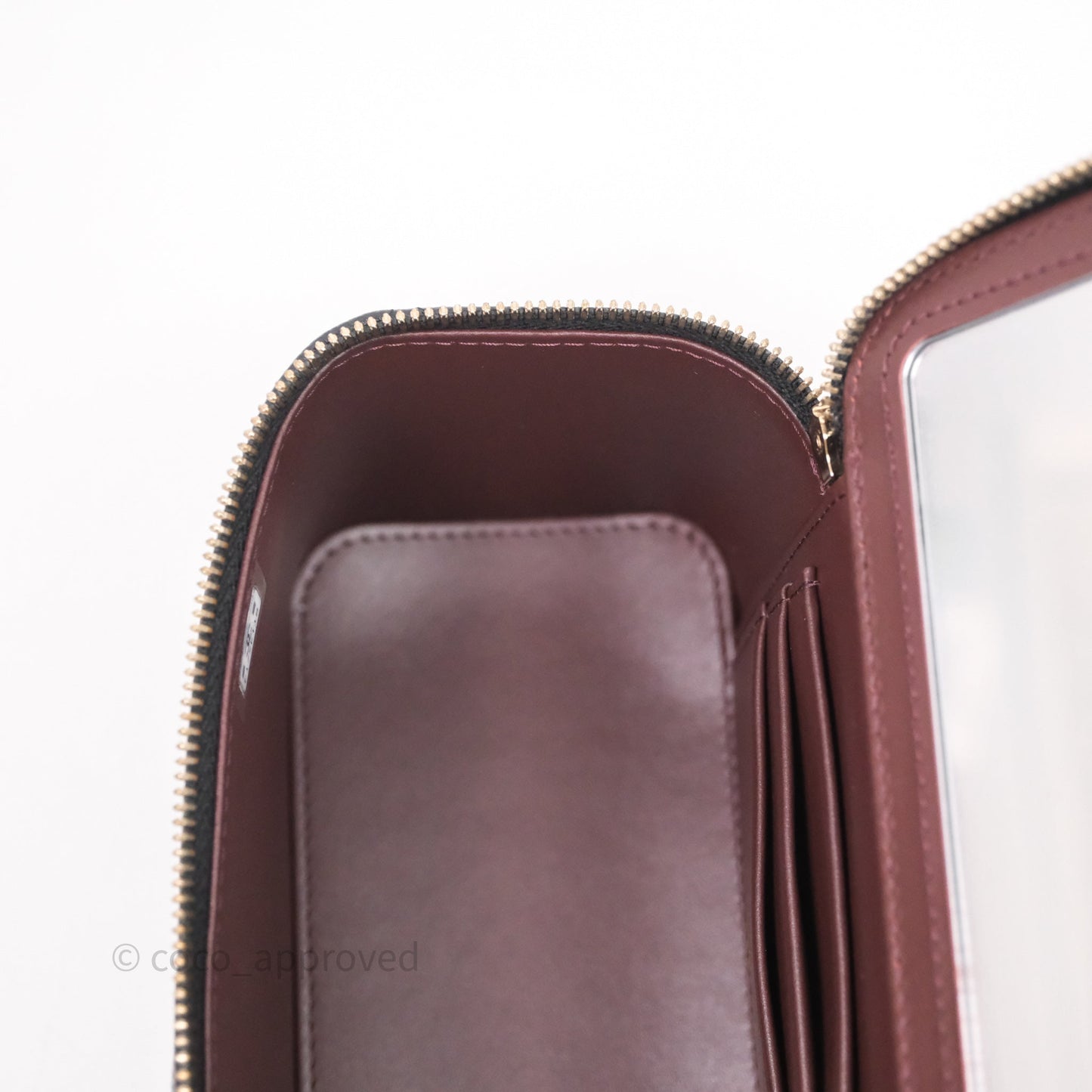 Chanel Vanity Rectangular With Chain Black Caviar Gold Hardware