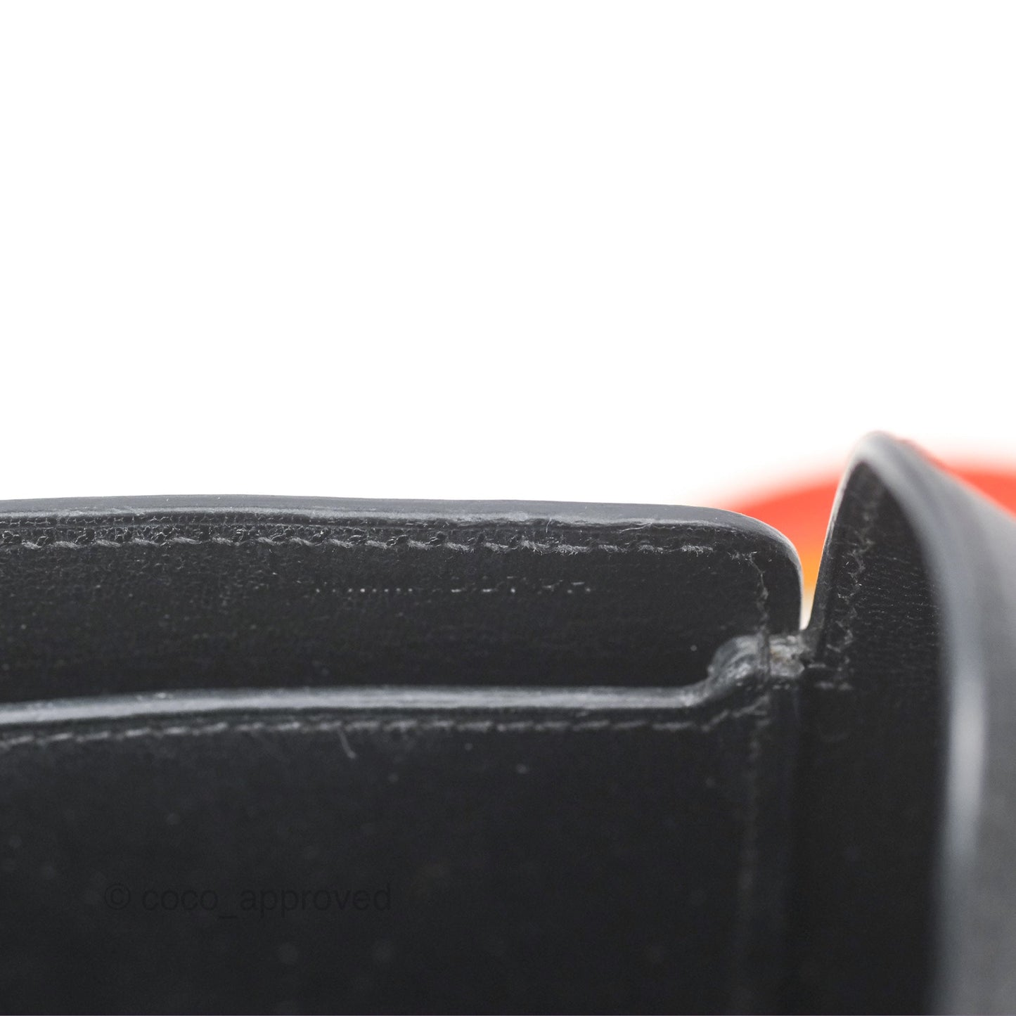 Hermes Octogone 23 Black Epsom