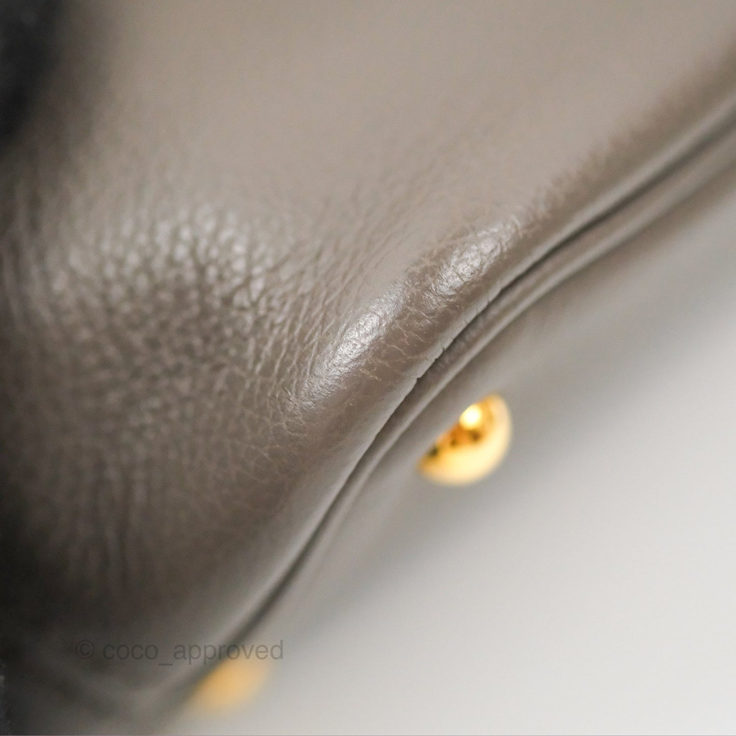 Hermès Bolide Mini 1923 Gris Etain 8F Evercolor Gold Hardware